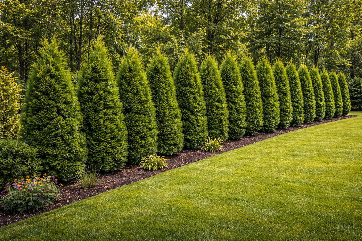 Privacy trees and natural screening in North Georgia